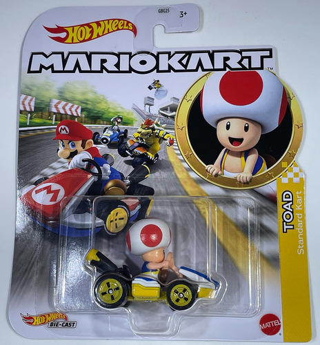Hot Wheels Mario Kart - Modelo: Toad Escala 1:64