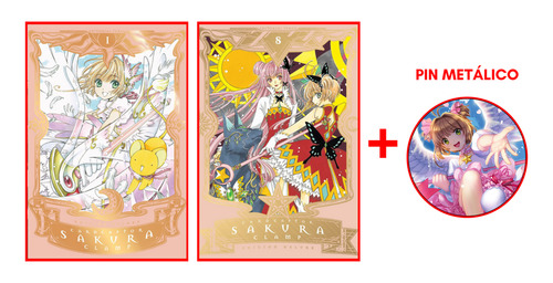 Combo Cardcaptor Sakura Ed. Deluxe 1 Y 8 - Manga - Ivrea