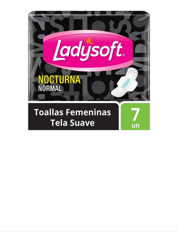 Toalla Femenina Nocturna Ladysoft Con Alas 7 Un