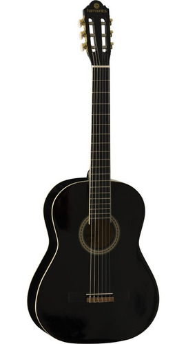 Imagem 5 de 5 de Violão Clássico Nylon Gna-111 Preto Harmonics - Frete Gratis
