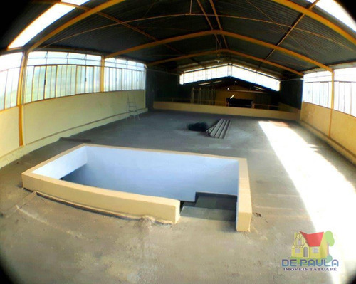 Galpão Para Alugar, 1100 M² Por R$ 17.000,00/mês - Vila Bela - São Paulo/sp - Ga0042