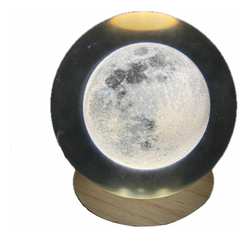 Lámpara Esfera 3d Luna
