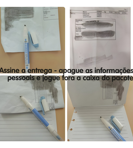 Caneta Privacidade Proteção Dados E Estilete - 2 Em 1