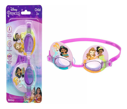 Goggles Gafas De Natacion Princesas Alberca Niñas 3 - 5 Años
