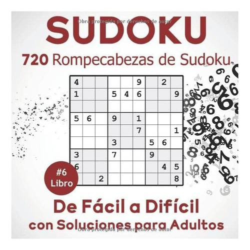 Libro: Sudoku: 720 Rompecabezas De Sudoku De Fácil A Difícil