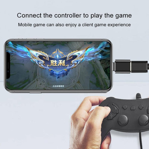 Imagen 3 de 6 de Adaptador Otg Lightning A Usb 3.0 iPhone iPad Memorias Mouse