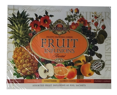 Fruit Infusions Basilur (caja 60 Bolsitas)