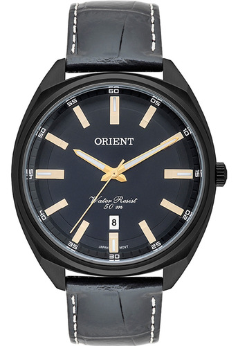 Relógio Orient Masculino Mpsc1014 P1px Pulseira Couro Preto