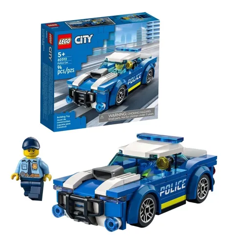Lego City Bloco De Montar Carro Da Polícia 94 Peças 60312