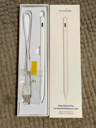 Lápiz Óptico iPad Modelo2018 - Color Blanco