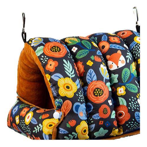 Cama Columpio Con Forma De Nido De Loro, Color Azul Cálido