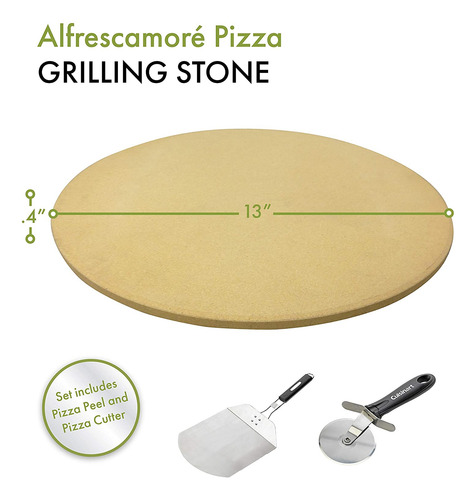 Set Para Asar Pizza Cuisinart Cps-445 De Acero Inoxidable