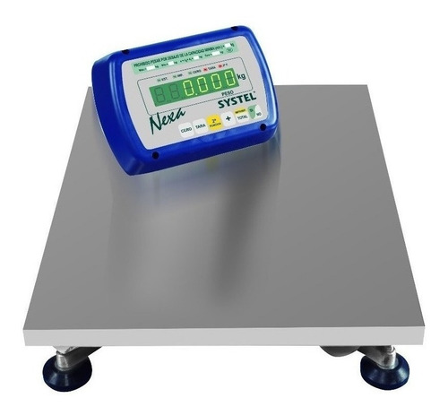 Imagen 2 de 3 de Balanza industrial digital Systel Nexa 300kg 110V/220V 570 mm x 450 mm