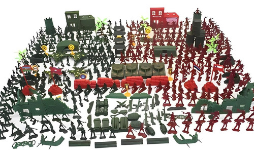 Set Juguetes Mini Militares Playset 320 Piezas Para Niños