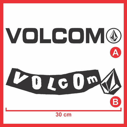 Calco Volcom Vinilo Auto Luneta Jeep Snowboards Ski