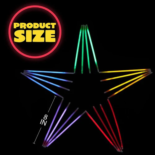 200 Barras Neón Para Hacer Figuras/ Eventos