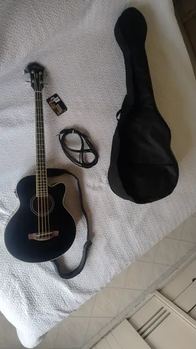 Bajo Electroacústico Ibanez Aeb8e-bk 4 Cuerdas - ¡nuevo!