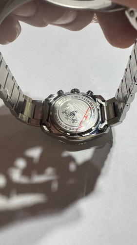 Reloj Usado Festina Modelo F16564/8 Original Impecable Negro Y Naranja Negro Negro (Usado)