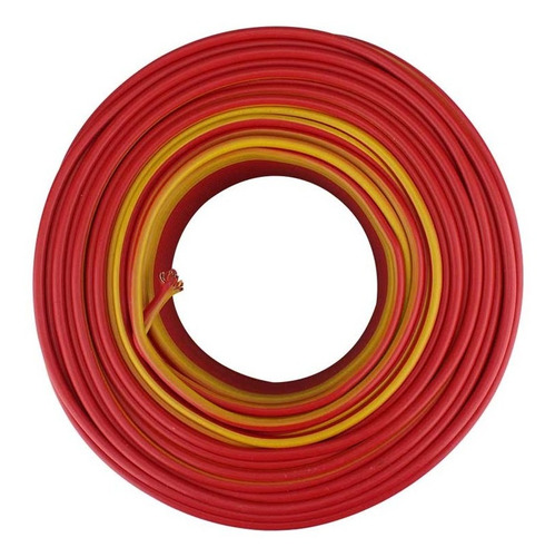 Imagen 2 de 3 de Cable Eléctrico Keer Alucobre 100m Antiflama Calibre 8 Rojo