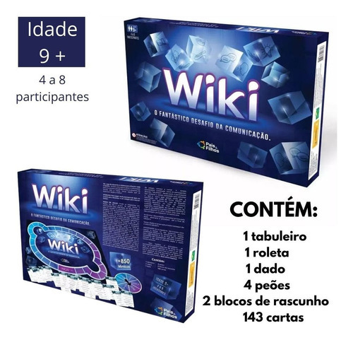 Jogo Tabuleiro Comunicação Wiki Mimica Desenho Adivinhaçao