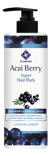 Elabore Acai Berry Super Hair Pack 16.06fl.oz/ 16.0 Fl Oz