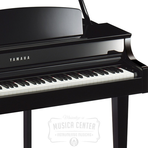 Piano De Cauda Yamaha Clavinova Clp 665 Gp Digital C/ Banco