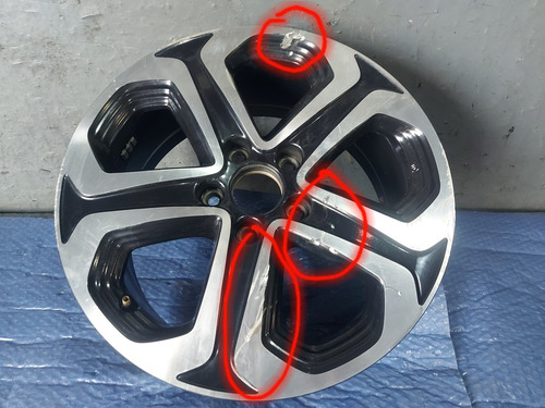 Roda Aro 17 Honda Hr-v / Hrv 15 Á 18 Com Detalhe Que Mostra (Usado)