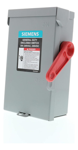 Interruptor De Seguridad Siemens Gf221na 2p 30a 240v