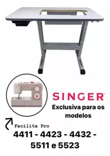 Mesa Bancada Máquina De Costura Singer Facilita Pro 4423