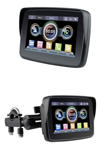 Navegador Gps Moto  Carpplay Android Auto