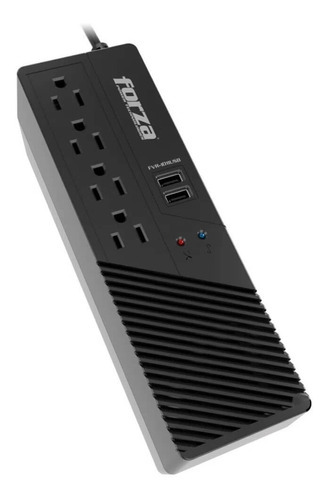 Regulador Voltaje Protector Forza 1000va/500w 4 Salidas 2usb