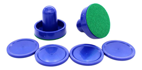 2 X 2 Empujadores De Hockey De Aire Y 4 Discos De Putter