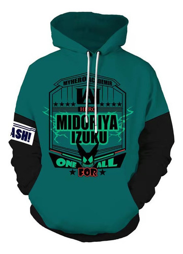 Sudadera Con Capucha My Hero Academia All Might Anime W