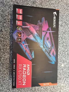 Placa De Video Amd Gigabyte Aorus Radeon Rx 6700 Xt 12gb