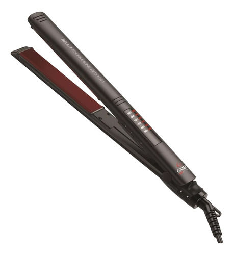 Plancha De Pelo Gama Bella Tourmaline Red Ion Led Cs
