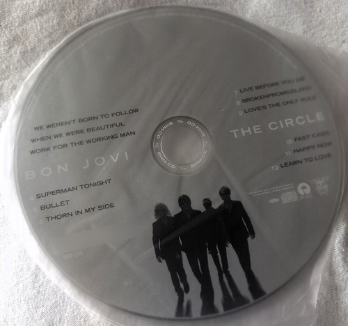 Bon Jovi - The Circle Digipak Cd Dvd 1era Ed. Japonesa Primera Edición Japonesa De Lujo (Usado)