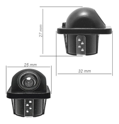 Imagem 3 de 5 de Câmera De Ré Tartaruga Visão 170º Noturna Gm S10 2013/2014