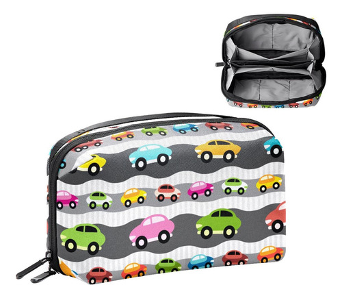 Bolsa Maquillaje Bonita Raya Para Coche Organizadora Viaje