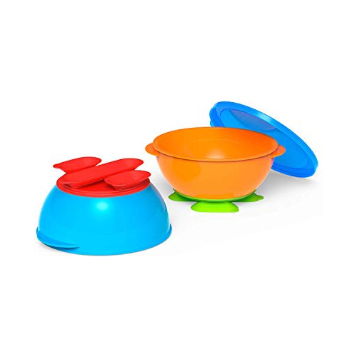 Gerber Graduates Tri-suction Bowls, Juego De 3 Piezas.