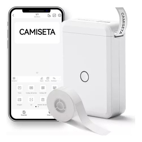 Impressora Etiqueta Adesiva Niimbot D110 Bluetooth Rotulador