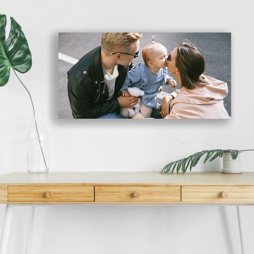 Cuadro Bastidor 30 X 60 Con Foto Personalizada