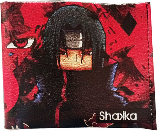 Imagen 1 de 5 de Billetera Shakka Naruto Itachi Muy Lejano