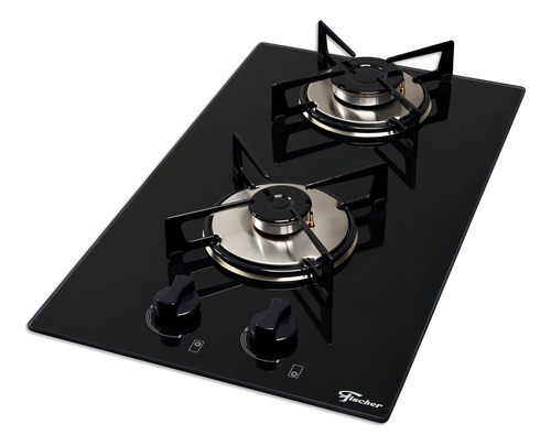 Cooktop À Gás 2 Bocas Com Supervisor De Chama Fischer Wt