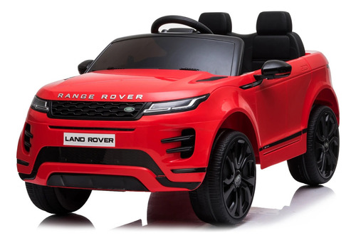 Carro Electrico Niños Range Rover Radio Fm Llave Control R Color Rojo Voltaje Del Cargador 110v