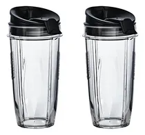 Comprar Vasos Tritan Nutri Ninja De 24 Onzas Con Tapas Para Sorber Y