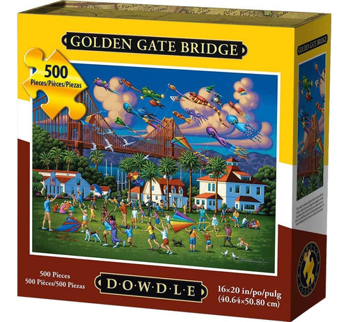 Puzle Dowdle - Puente Golden Gate - 500 Piezas