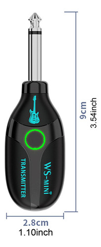 2x Transmissores E Receptores Sem Fio Para Guitarra,