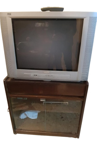 Tv De Tubo Philips Real Flat 25 Pulgadas - Usado