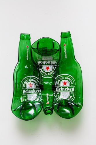 Imagem 2 de 4 de Petisqueira Artesanal Heineken 3 Garrafas Original