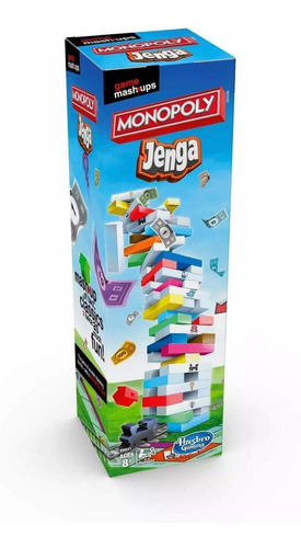 Monopoly Original Jenga-- Dos Famosos Juegos Divertidos  Mpy